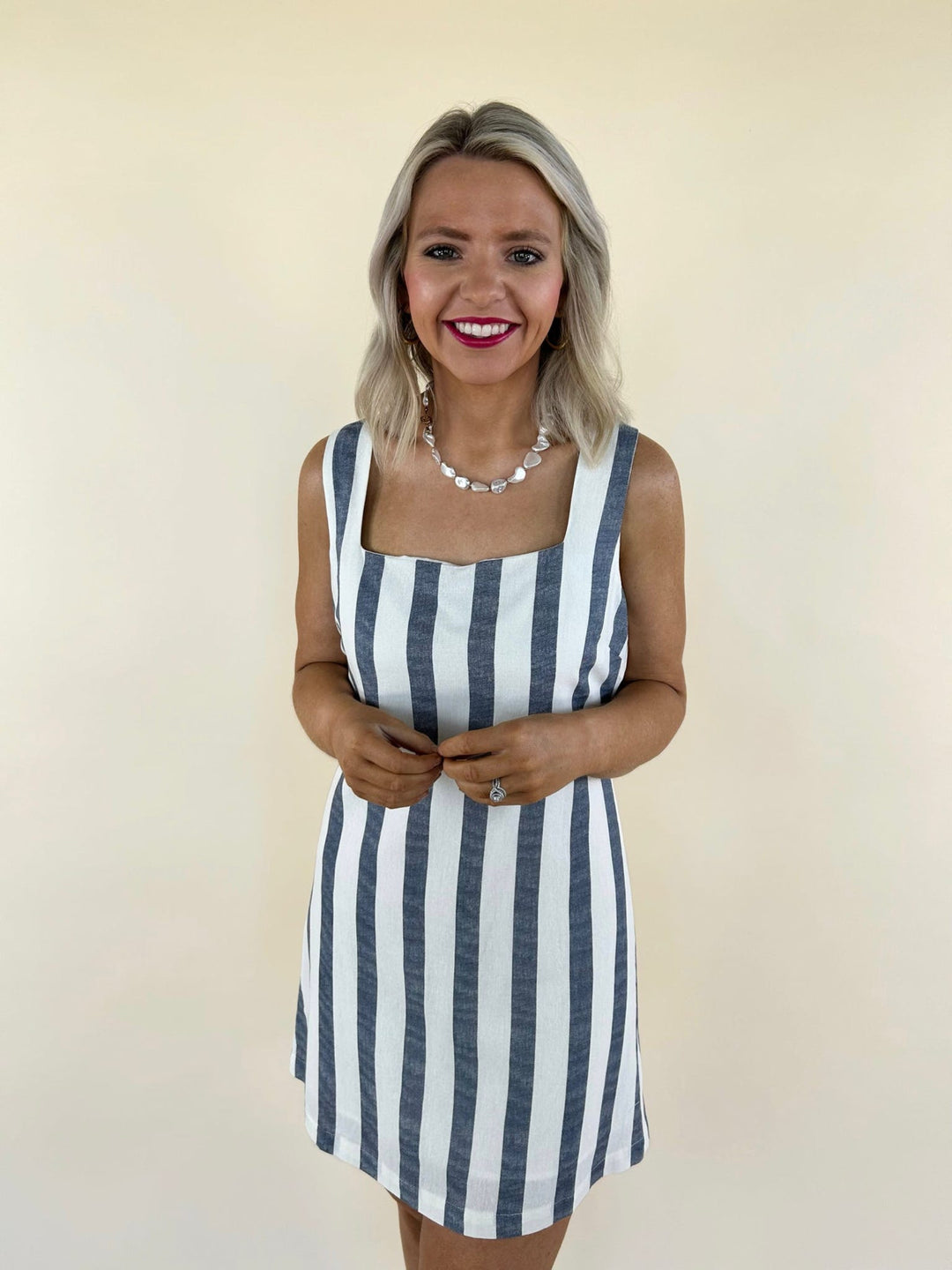 Harbor Stripe Mini Dress