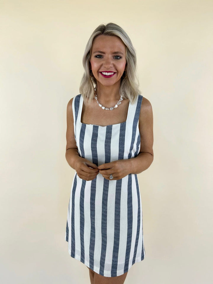 Harbor Stripe Mini Dress