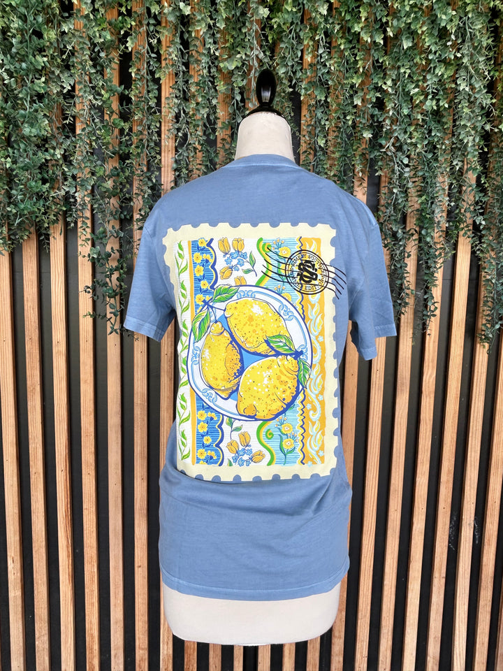 Postcard Lemons Graphic Tee
