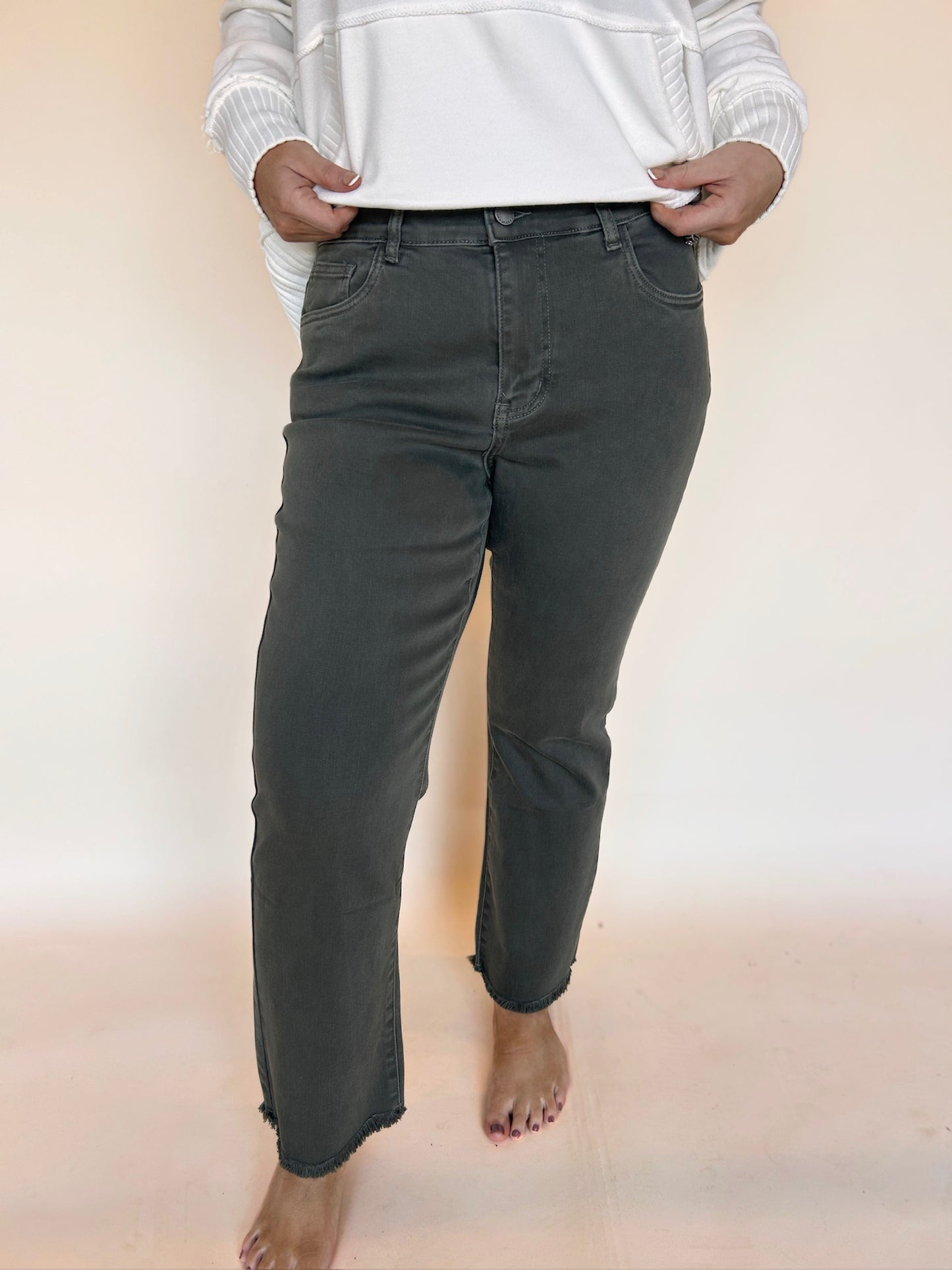 Genesis Frayed Ankle Bootcut