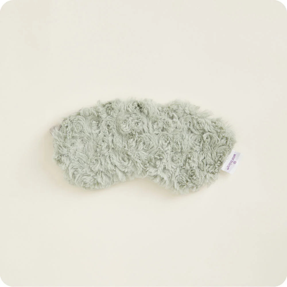 Warmies Eye Mask in Curly Sage Green weighted lavender sleep mask
