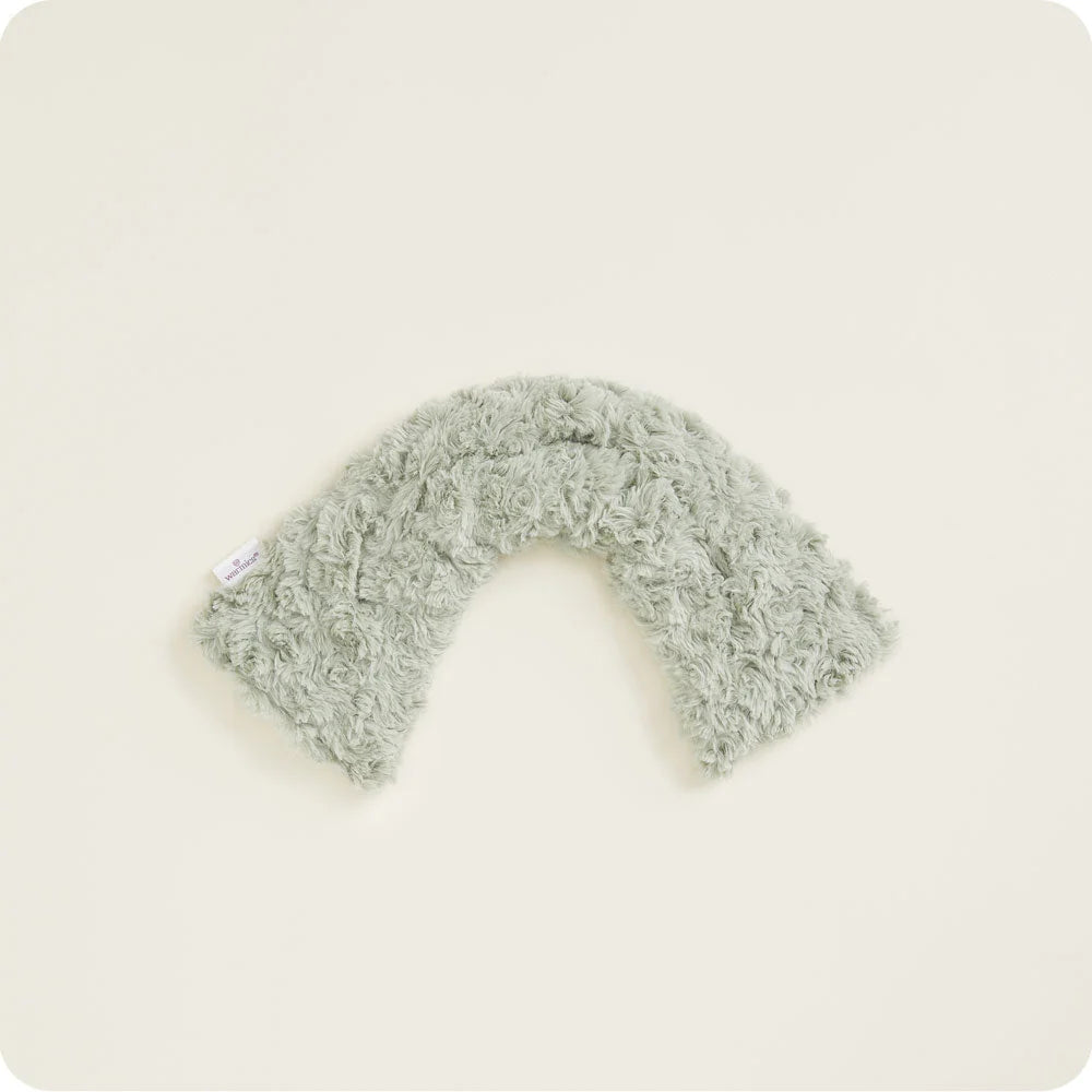 Warmies Neck Wrap in Curly Sage Green microwaveable lavender neck and shoulder wrap