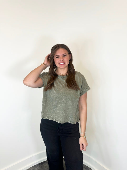 Amira Back Seam Detail Top