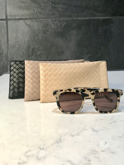 Woven Elegance Sunglass Holder