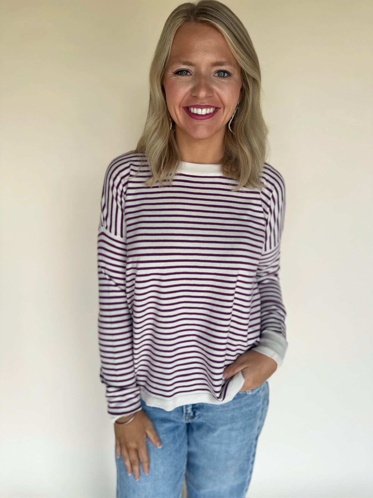 Rivah Striped Knit Sweater