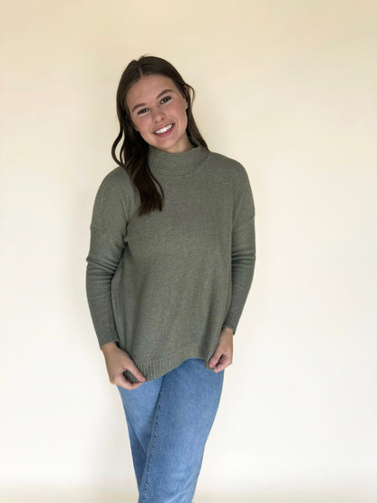 Jynora Mock Neck Sweater