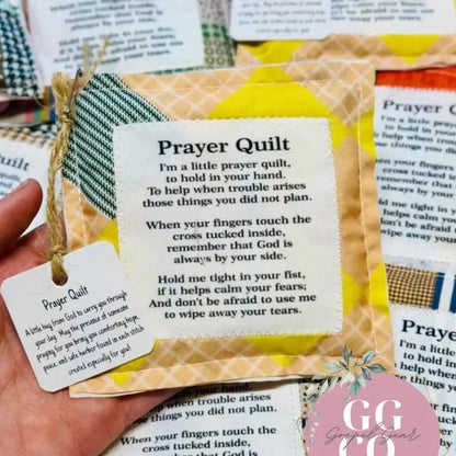 Floral Pink Pocket Prayer Quilt