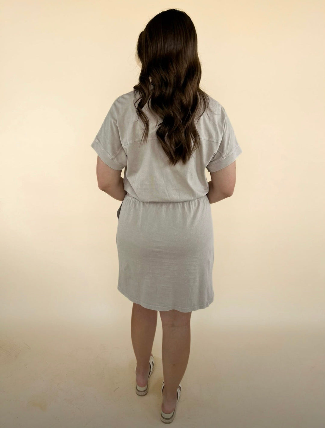 Fiona Mineral Washed Mini Dress
