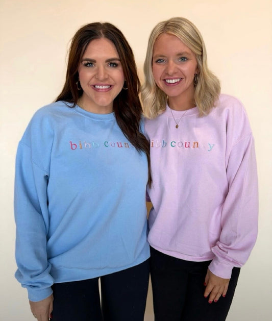 Bibb County Embroidered Sweatshirt
