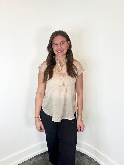 Vivia Button Front Blouse