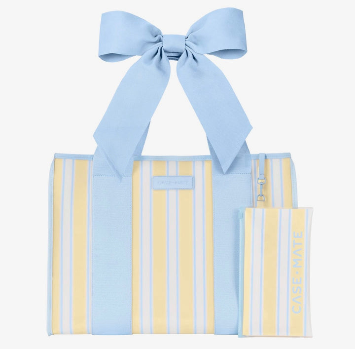 Case-Mate Cabana Stripe Bow Jelly Tote Bag
