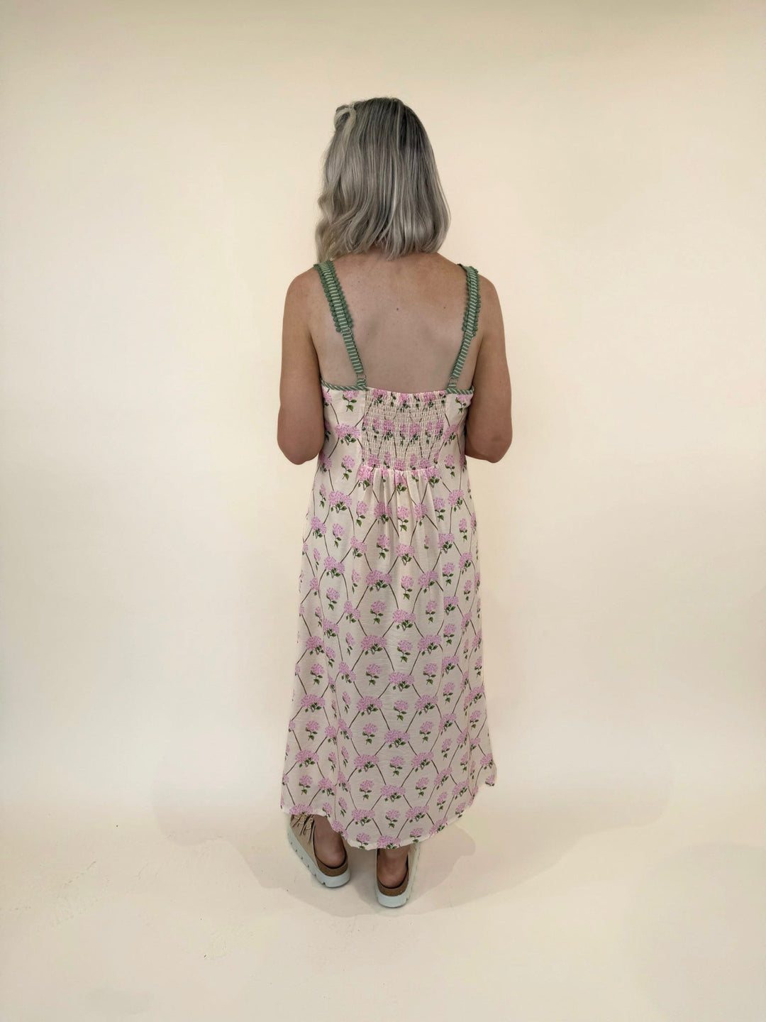 Elysia Thin Strap Floral Dress