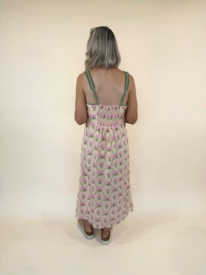 Elysia Thin Strap Floral Dress