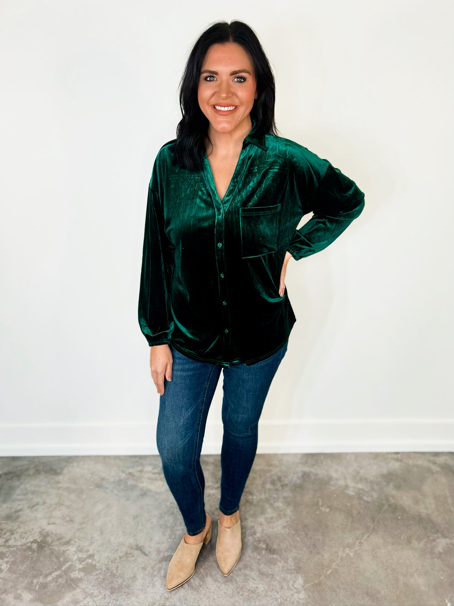 Iris Long Bubble Sleeves Top