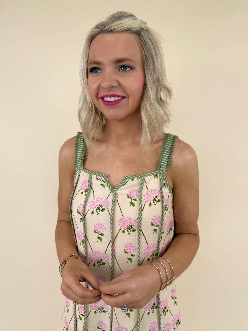 Elysia Thin Strap Floral Dress