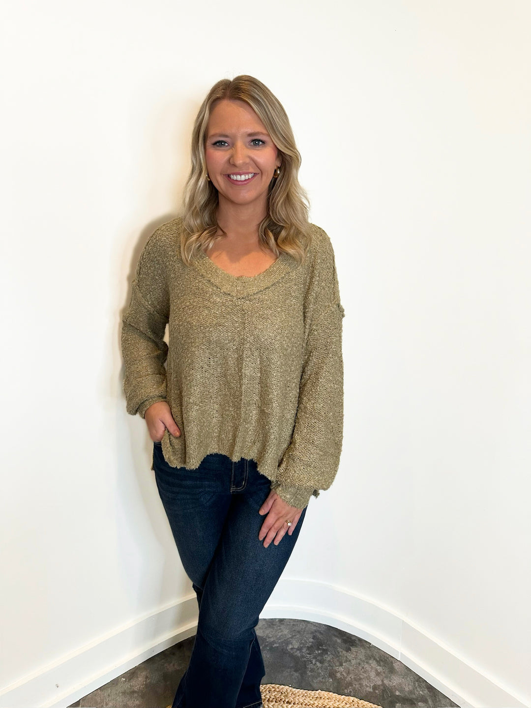 Ava V Neck Sweater