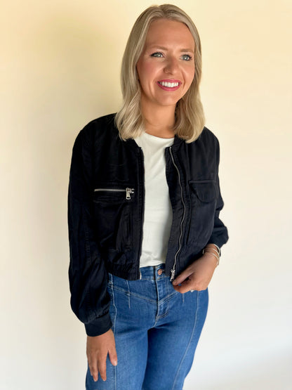 Maika Tencel Bomber Jacket