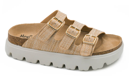 Raffia Threes Company Sandal