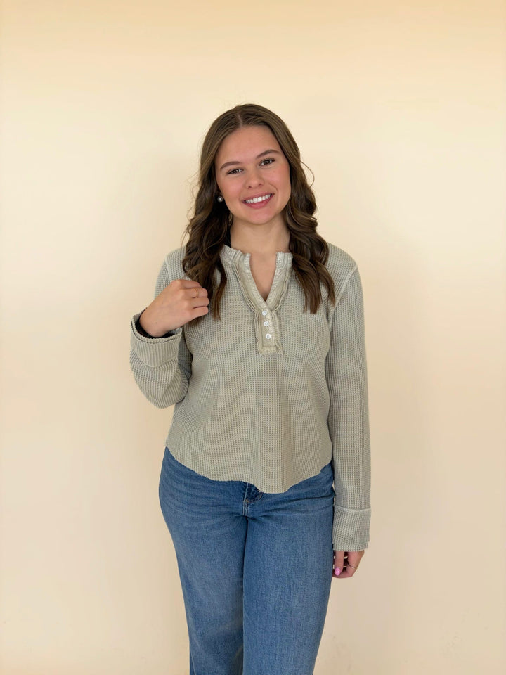 Dear John Luna Thermal Top