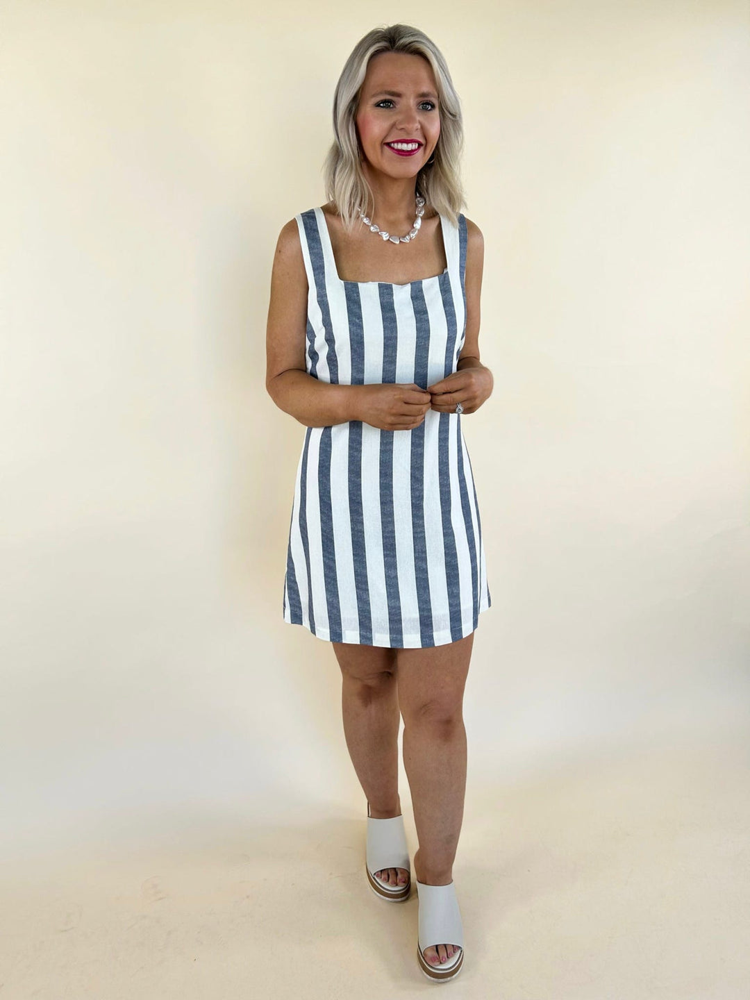 Harbor Stripe Mini Dress