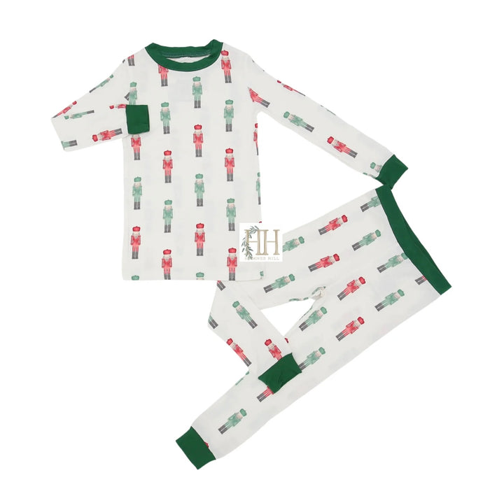Red &amp; Green Nutcracker Loungewear Set