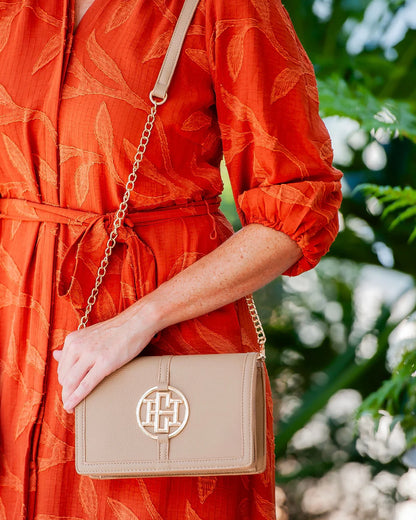 Cecilia Circle Logo Handbag