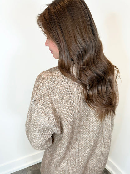 Dianne Shoulder Loose Sweater Dress