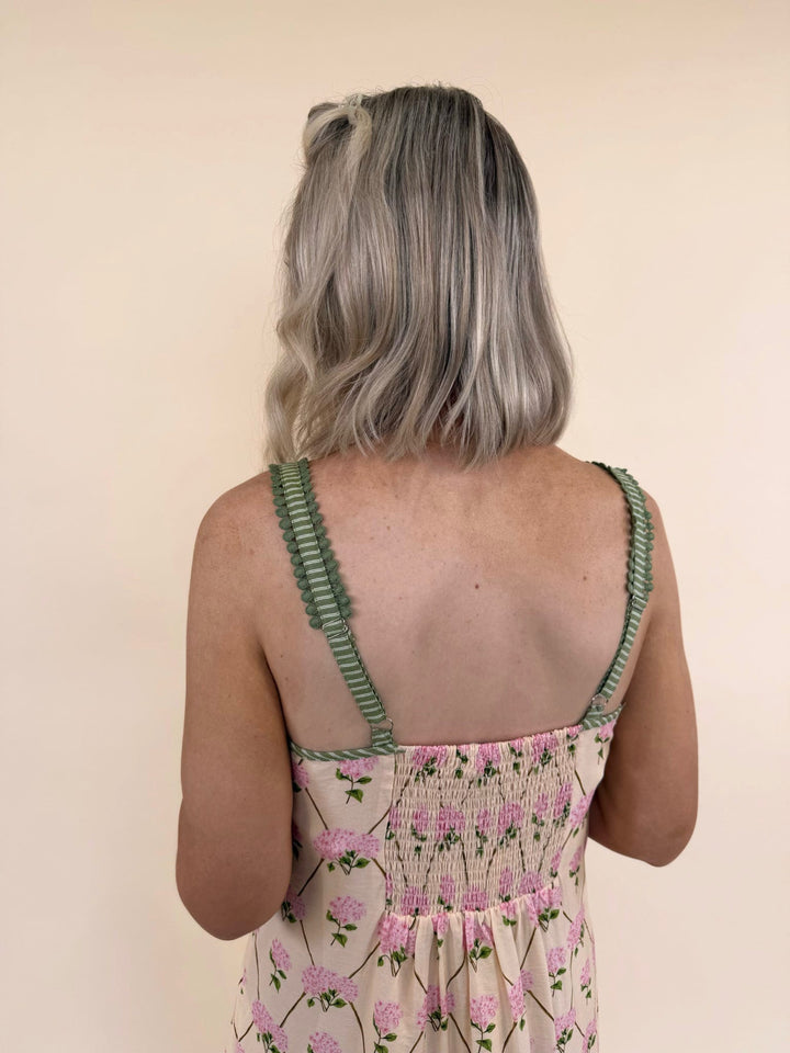 Elysia Thin Strap Floral Dress