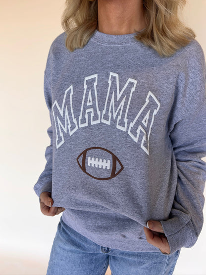 3D Puff Football Mama Sweatshirt