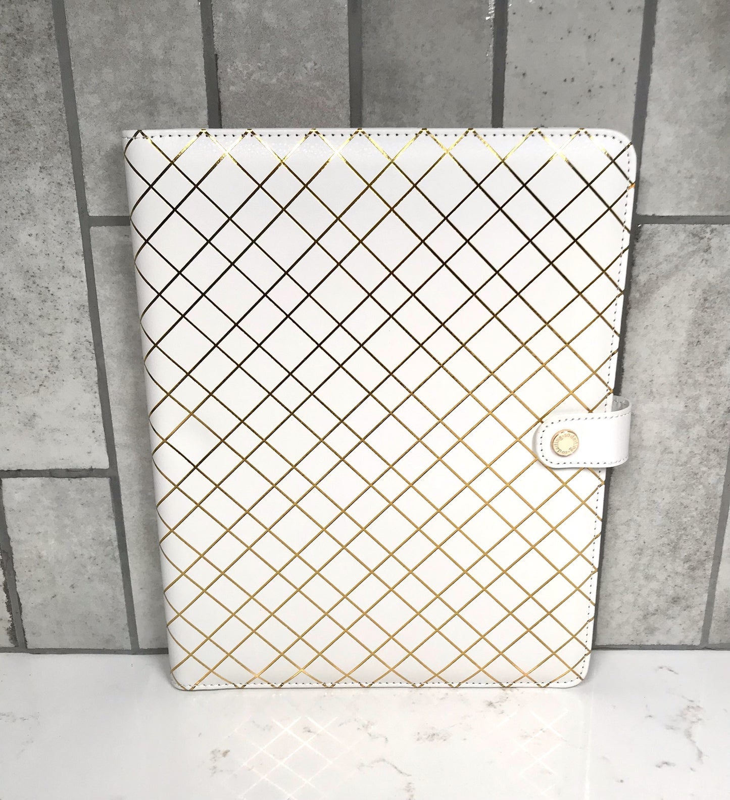 Gold Grid Folio - Large