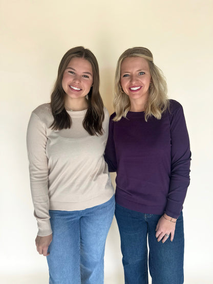 Lureva Boat Neck Sweater