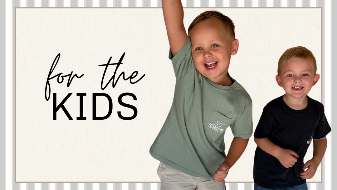 Two children wearing t-shirts with text, standing against a white background | | Square 1 Boutique | Brent, AL