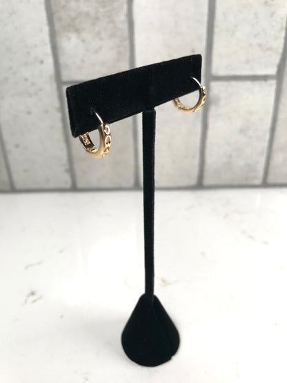 Gold Plated Huggies Earrings