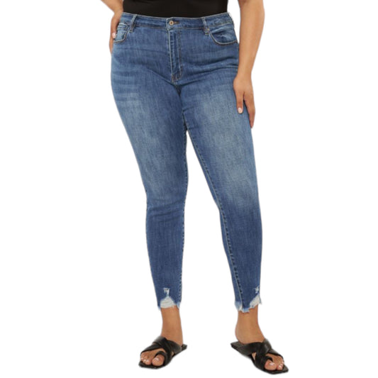 High Rise Ankle Skinny Jean