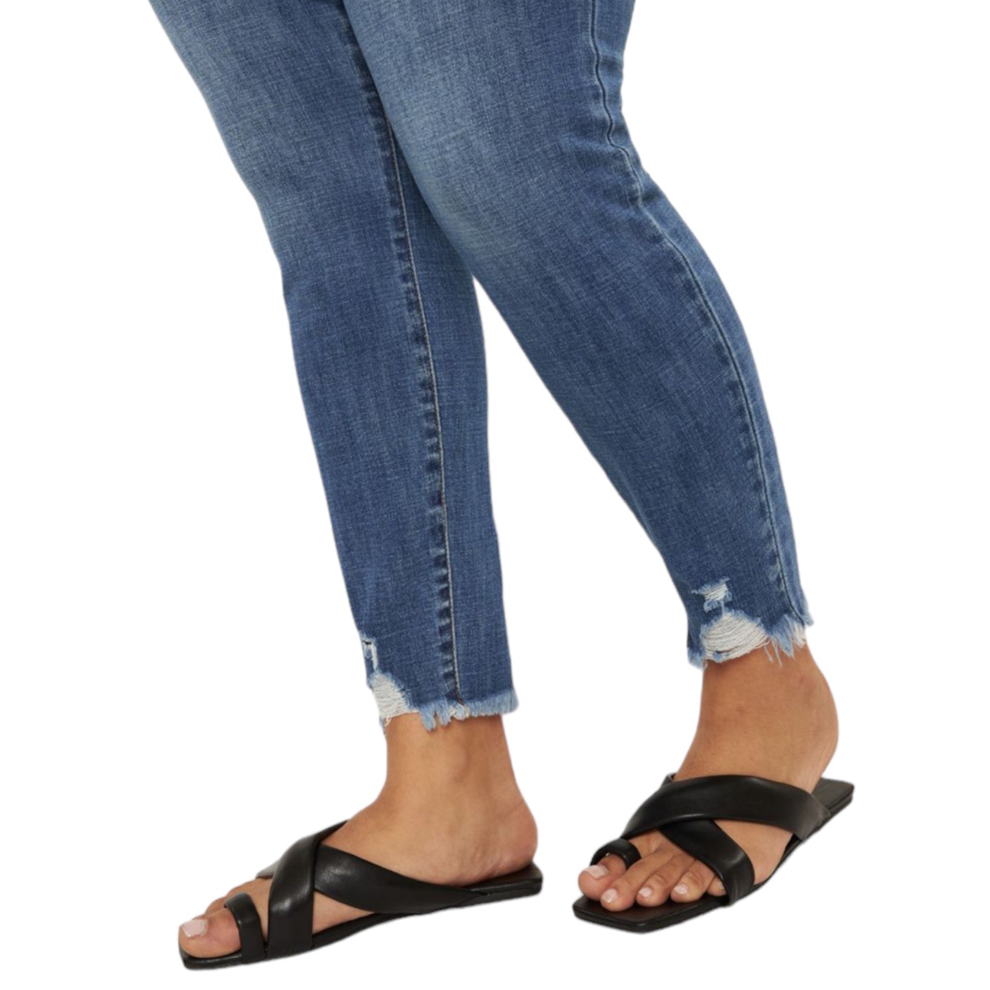 High Rise Ankle Skinny Jean