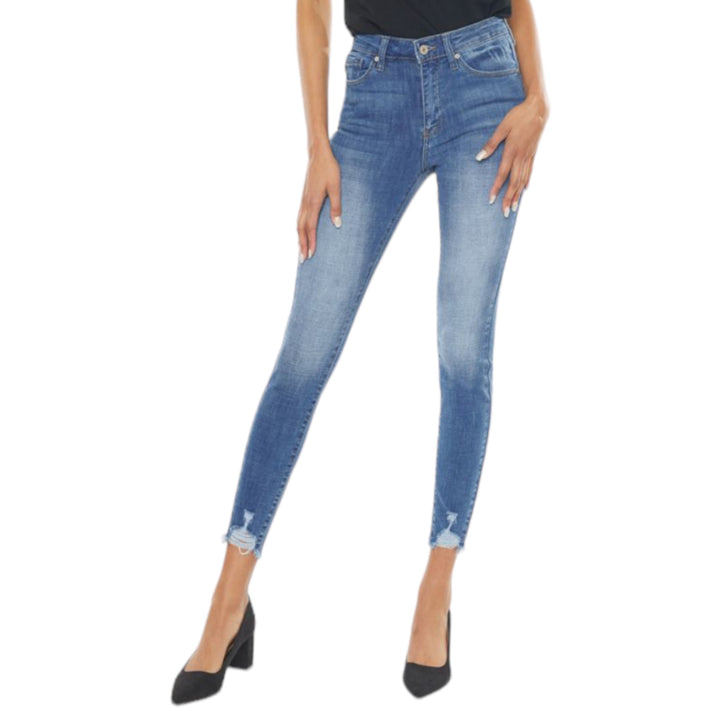 High Rise Ankle Skinny Jean