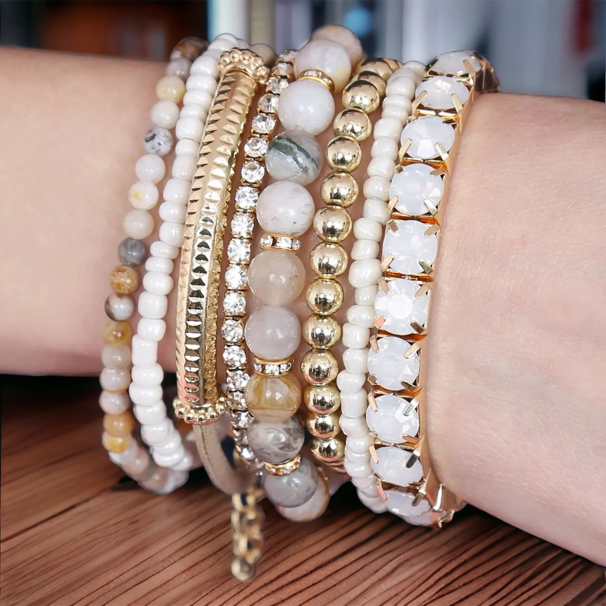 Stackable Beads Bracelet