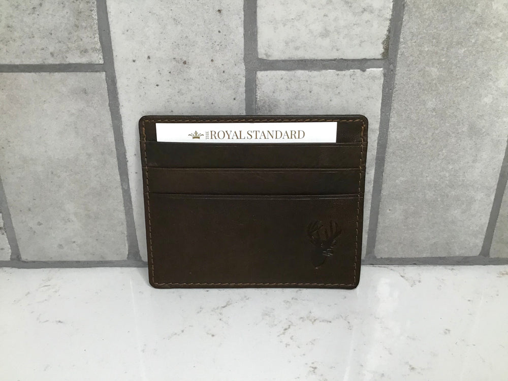 Leather Embossed Slim Wallet