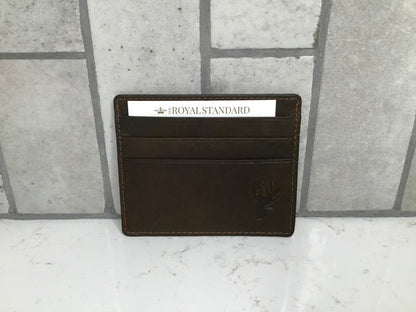 Leather Embossed Slim Wallet