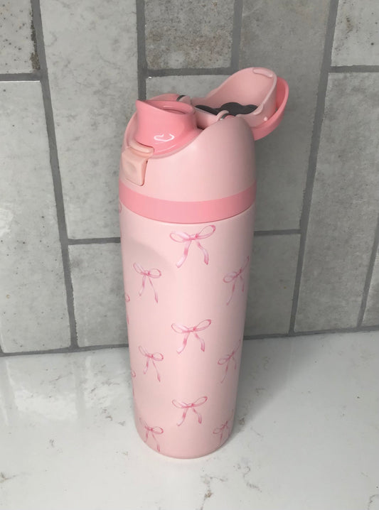 Pink Coquette Bow Tumbler