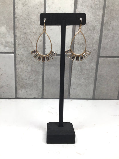 Whispers Bejeweled Teardrop Dangles