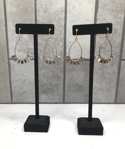 Whispers Bejeweled Teardrop Dangles
