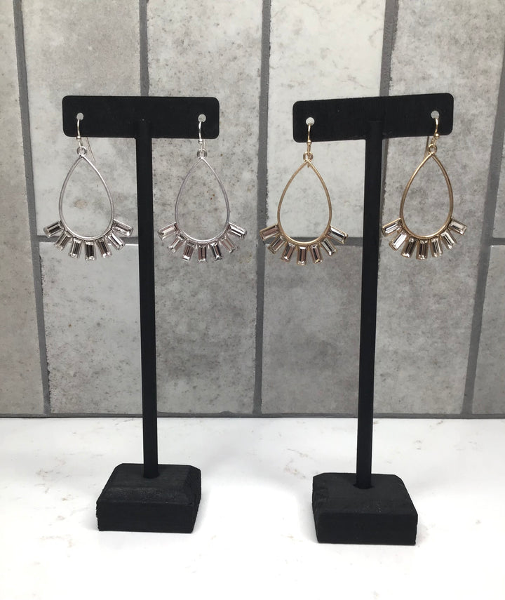 Whispers Bejeweled Teardrop Dangles