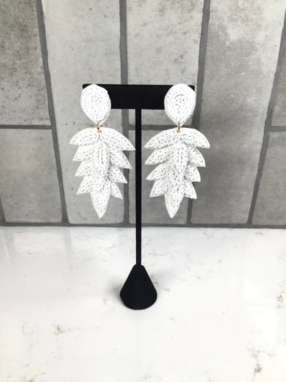 Tiered Leaf Earrings