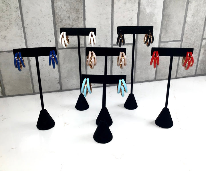 Petite Tri-Hoop Earrings