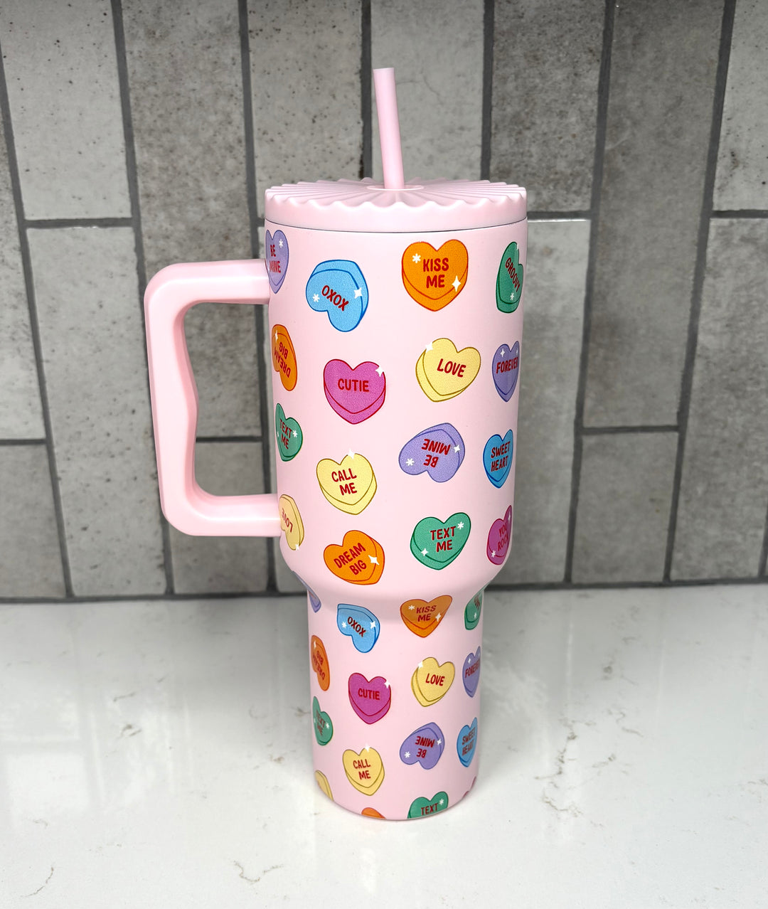 Candy Heart Tumbler