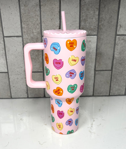 Candy Heart Tumbler