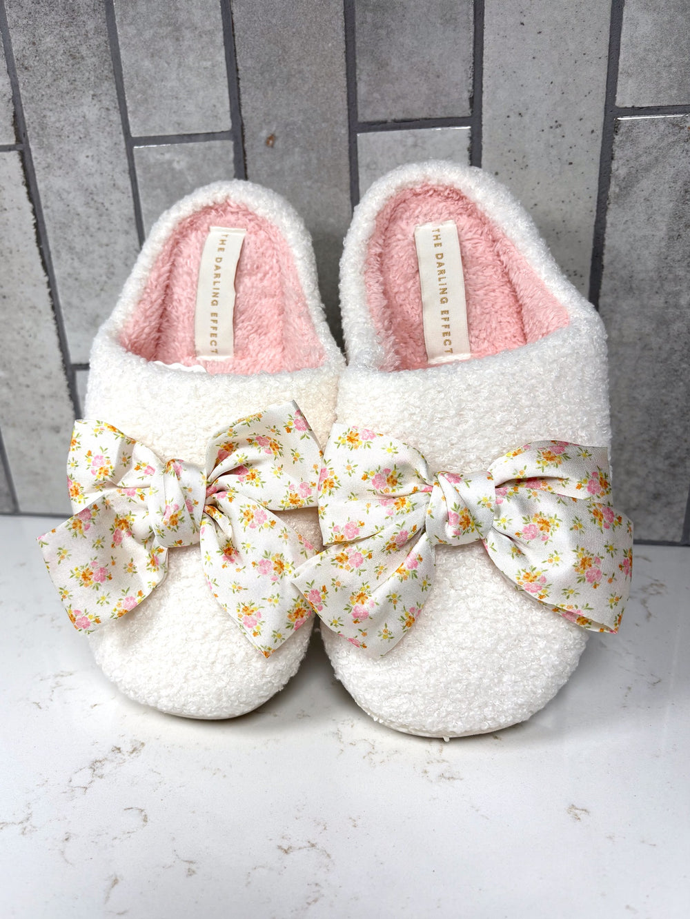 Fuzzy Slippers–Betty Bow