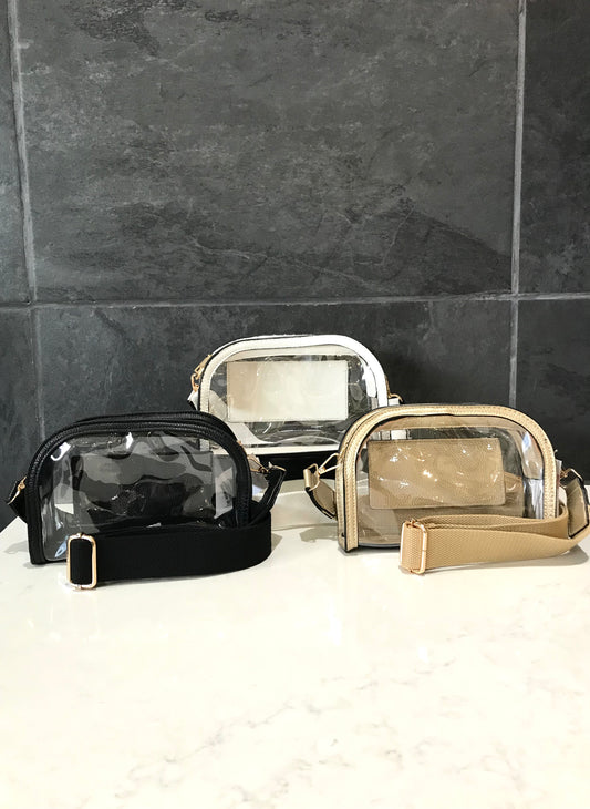 Game Day Stadium Clear Crossbody Bag