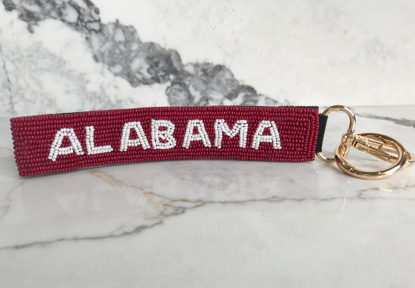 Gameday Beaded Wristlet Keychain